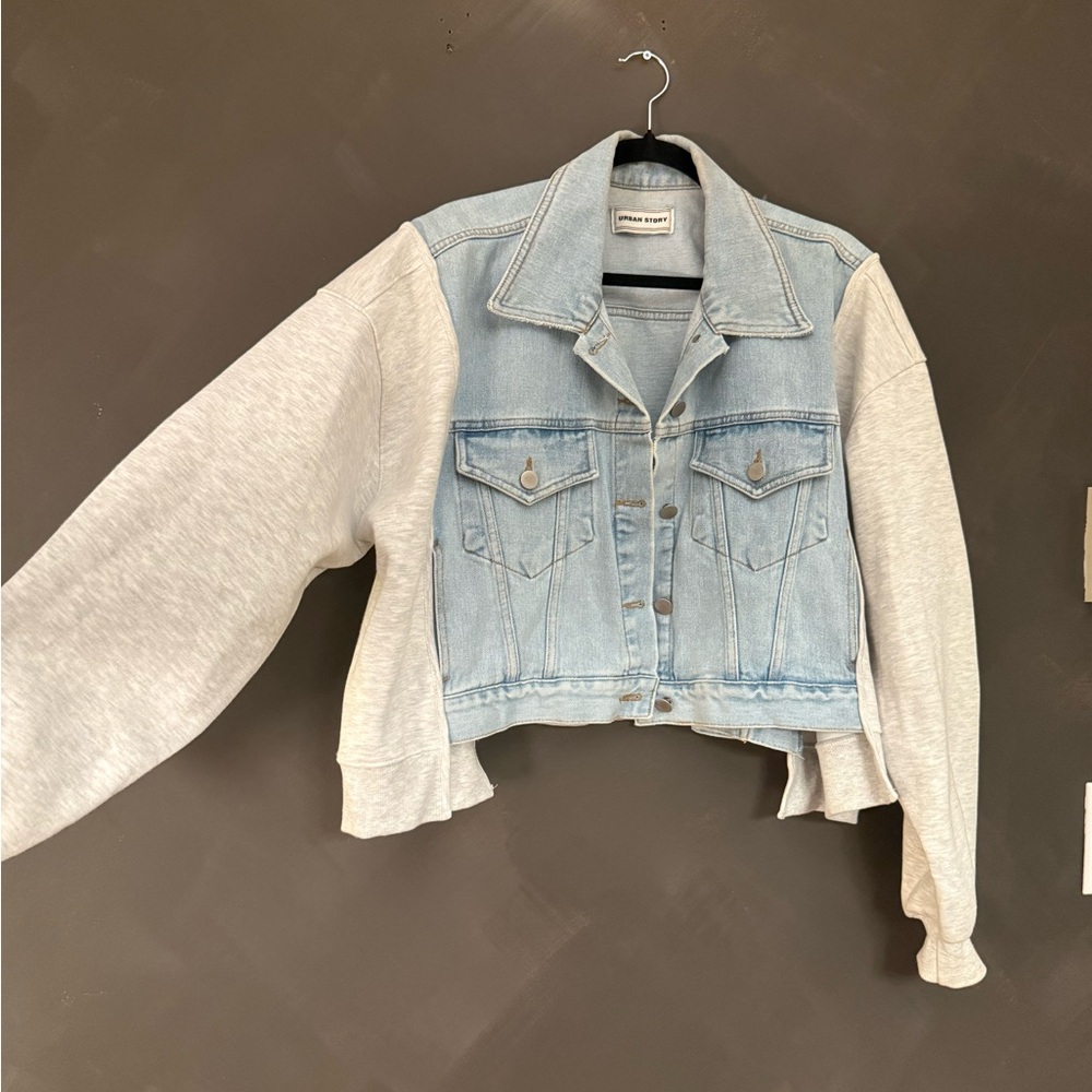 Women’s French Terry Denim Sweatshirt